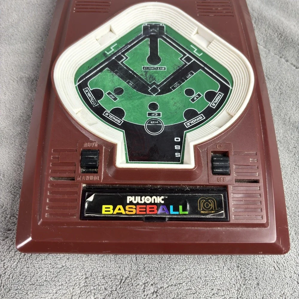 Baseball Pulsonic Electronic Handheld Game Japan 80s tested and working